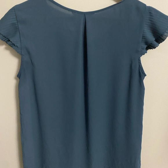 Women's Banana Republic Blue Blouse Top Size S - Picture 2 of 5